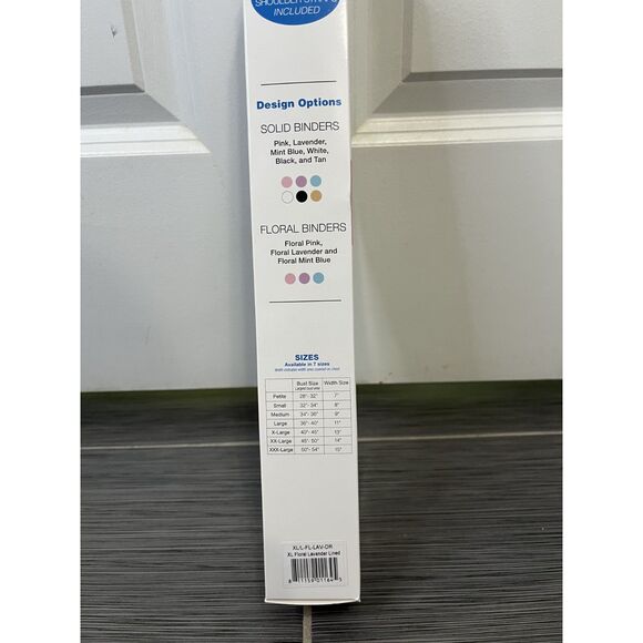 EaB Medical Compression Breast Binder Pink Floral Lined Size XL - NIB - Picture 2 of 5